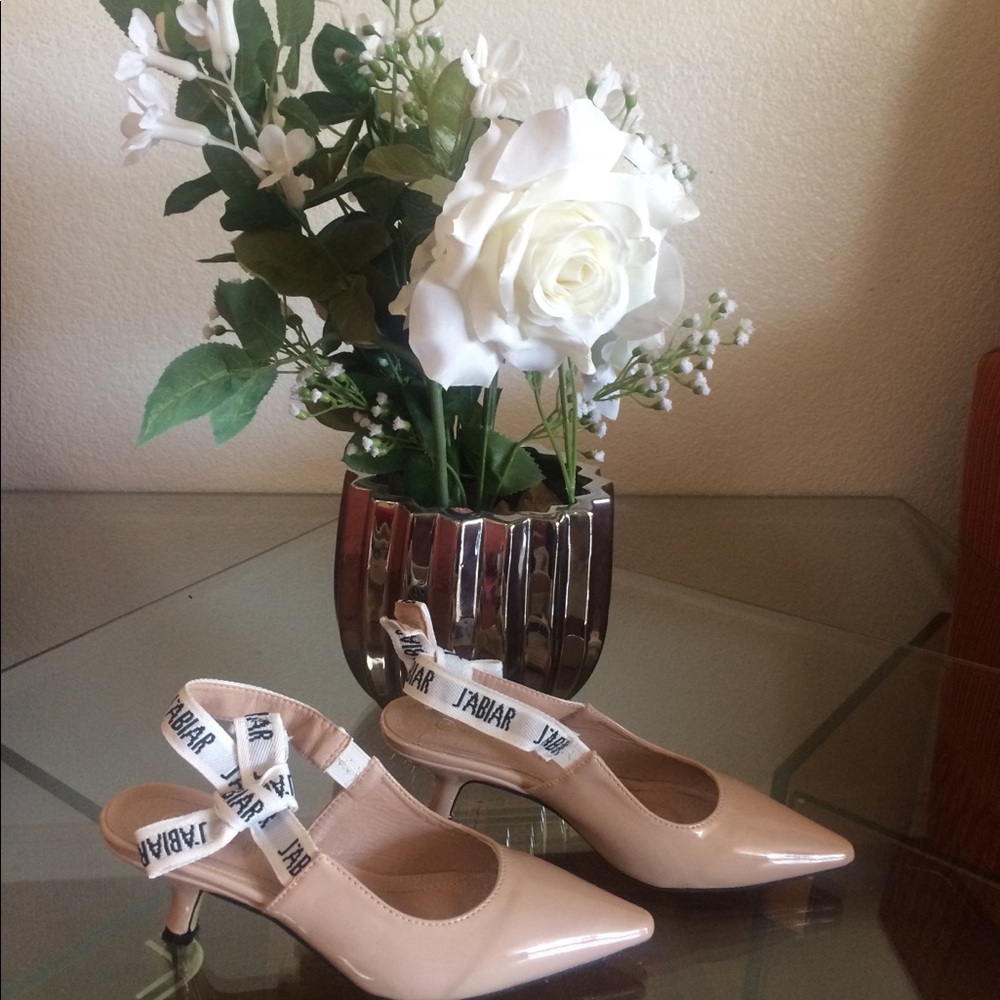 Sling back heels